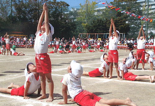 運動会（年長組体操）