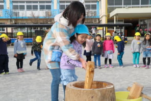 もちつき大会の写真