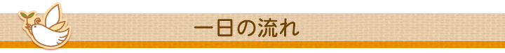 一日の流れ