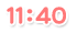 １１：４０
