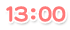 １３：００