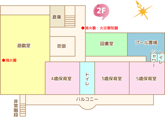 園舎2階