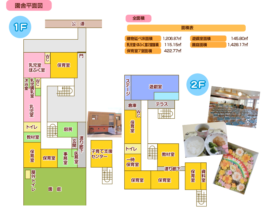 こじか保育園平面図