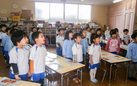 写真：ちびっこ音楽祭の練習