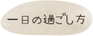 一日の過ごし方